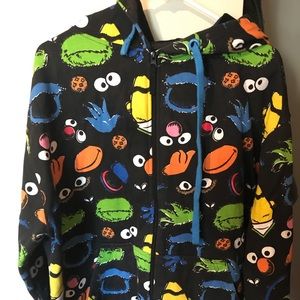 Sesame Street Zip Up Hoodie
